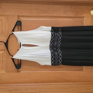 R & M Collection Black and White Dress